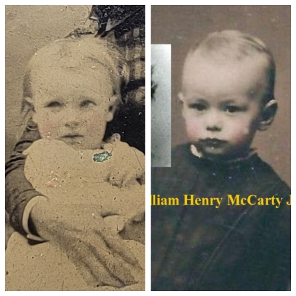 1870's-1880's  Billy the Kids baby picture tintype authentic priceless